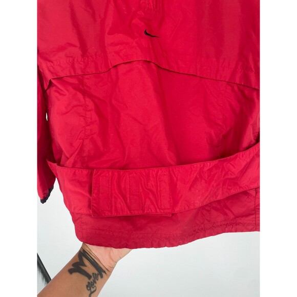 VTG Nike Anorak Windbreaker Jacket Center Swoosh Y2K Retro Cd Player Pocket - Picture 9 of 16